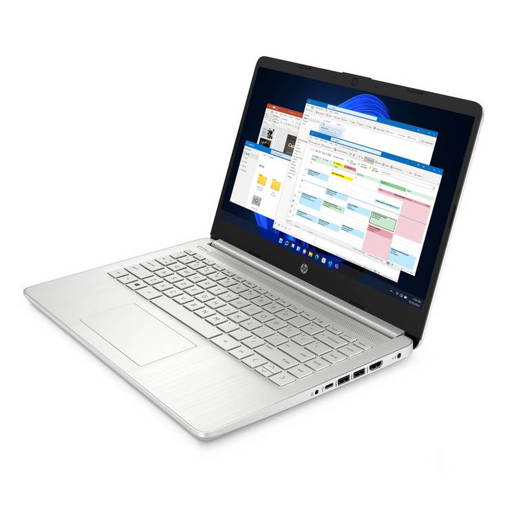 HP 14s laptop 14in silver - British product