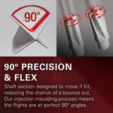 Target Luke Littler No.6 K-Flex flights and shafts, imported from the UK
