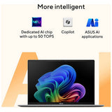 ASUS Vivobook 16 laptop with Ryzen 7 16GB RAM 1TB SSD, UK version