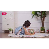 Chad Valley wooden pull along toy with shape sorting blocks, UK version