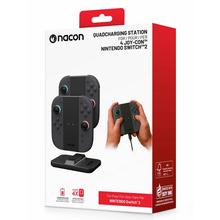 Nacon QuadCharging Station for Joy-Con Nintendo Switch 2, UK version