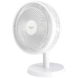 Bush white desk fan 12 inch with three speed settings, UK version