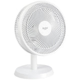 Bush white desk fan 12 inch with three speed settings, UK version