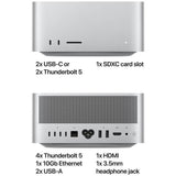 Apple Mac Studio M3 Ultra 96GB 1TB desktop silver (British brand)