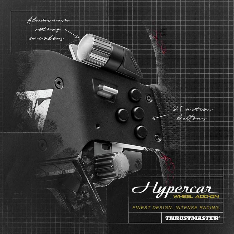 Thrustmaster Hypercar Wheel Add-On sim racing accessory, UK version