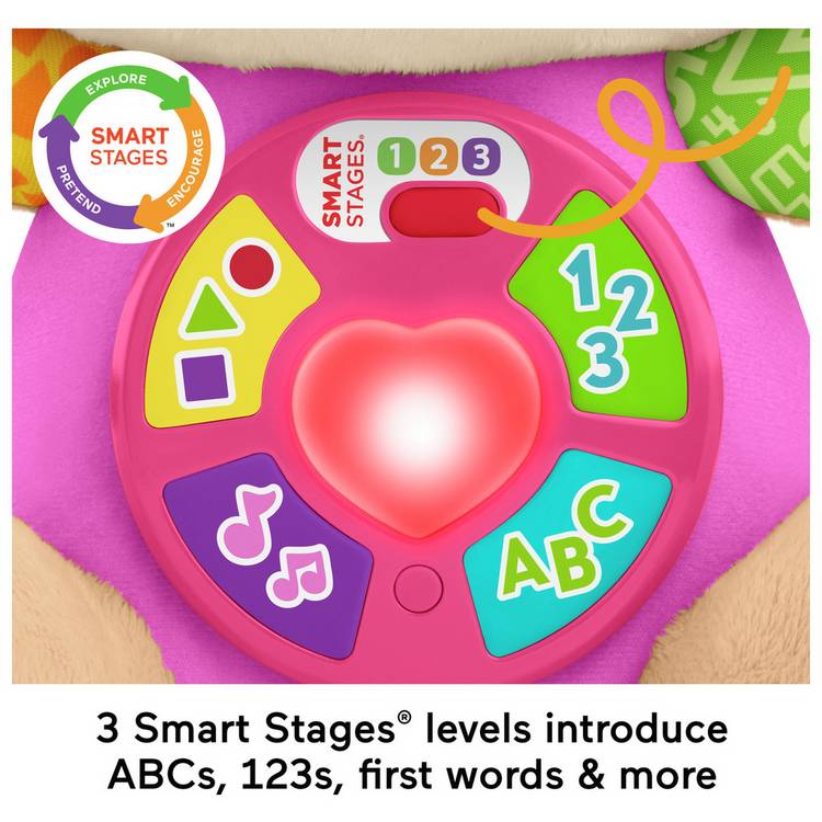 Fisher-Price pink plush musical toy, imported from the UK