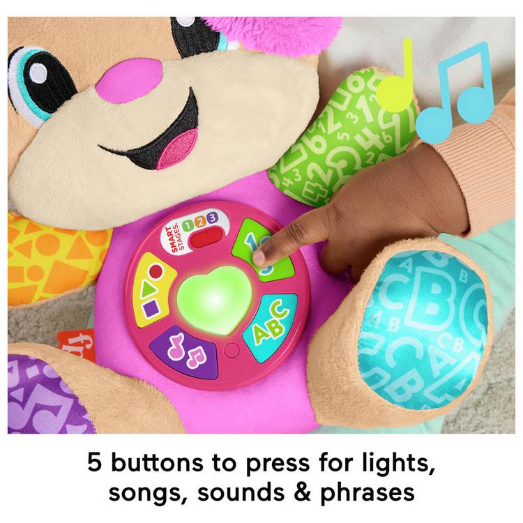 Fisher-Price pink plush musical toy, imported from the UK