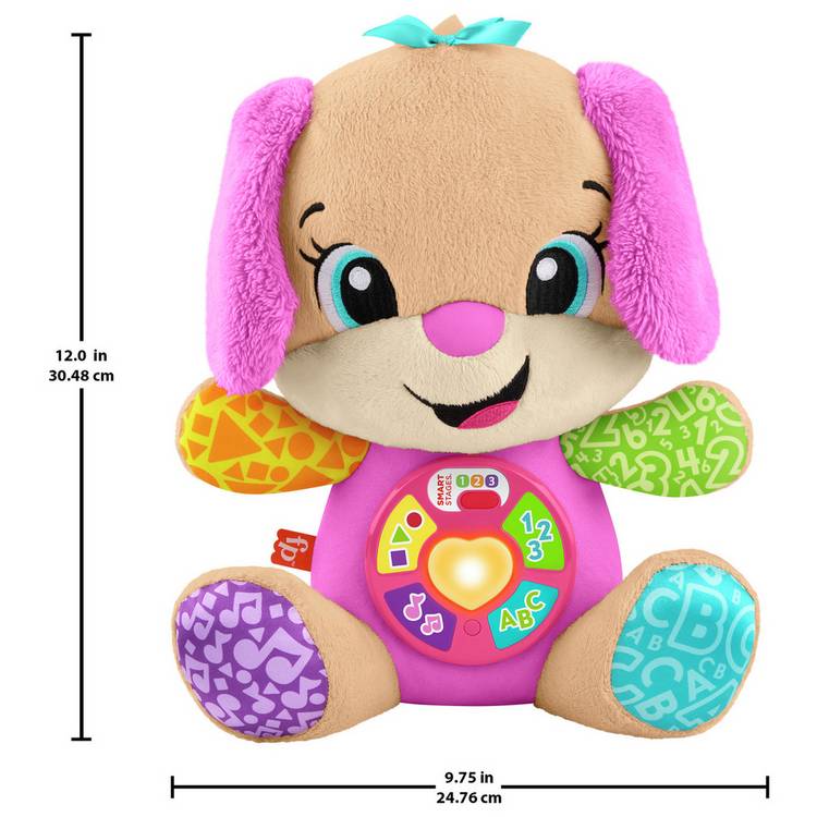 Fisher-Price pink plush musical toy, imported from the UK