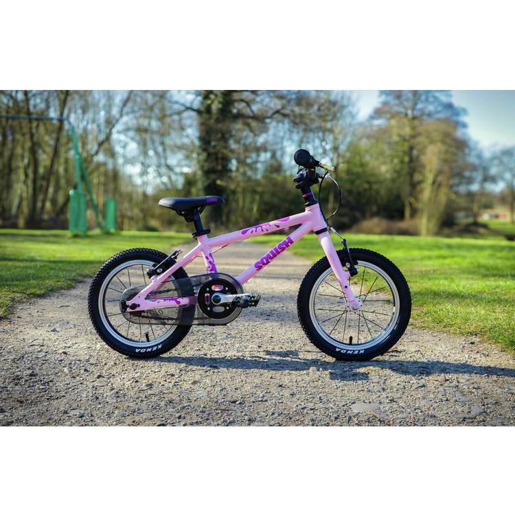 Squish lightweight kids bike pink 14 inch, UK version