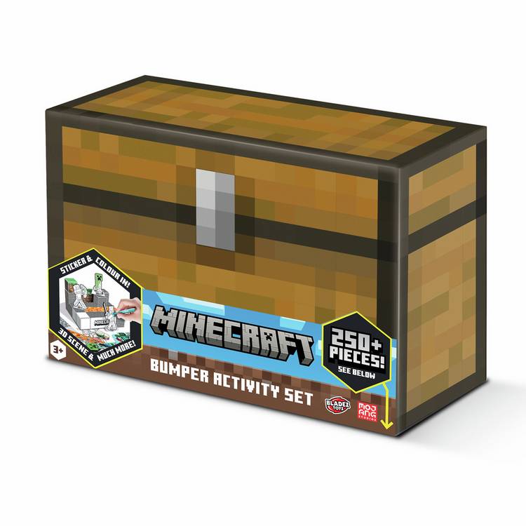 Minecraft Bumper Activity Set 250 craft pieces, imported from the UK