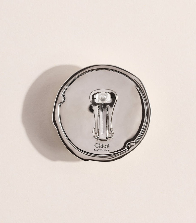 Chloé Pleats clip-on earrings - imported from the UK