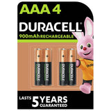 Argos Duracell Rechargeable AAA Batteries Pre-Charged Pack of 4- Buy online at McGrocer