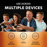 Duracell rechargeable AAA batteries pre-charged pack of 4 (British brand)