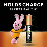 Duracell rechargeable AAA batteries pre-charged pack of 4 (British brand)