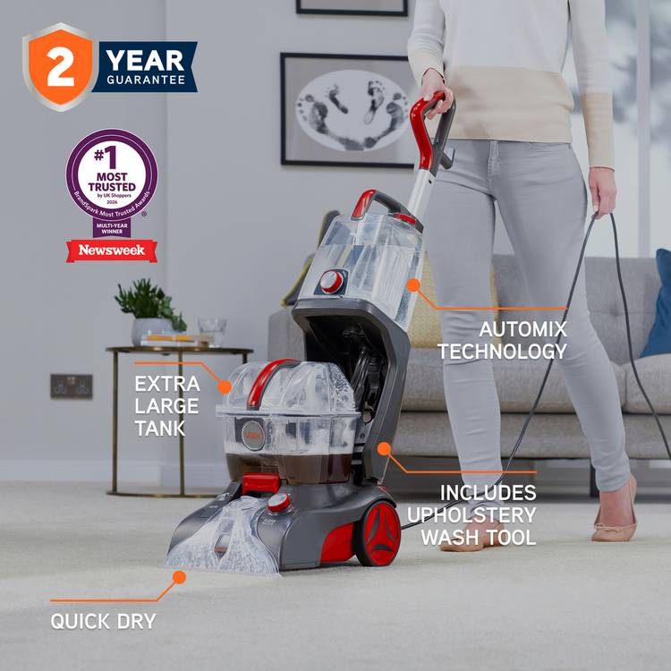 Vax Rapid Power Pro upright carpet cleaner, UK version