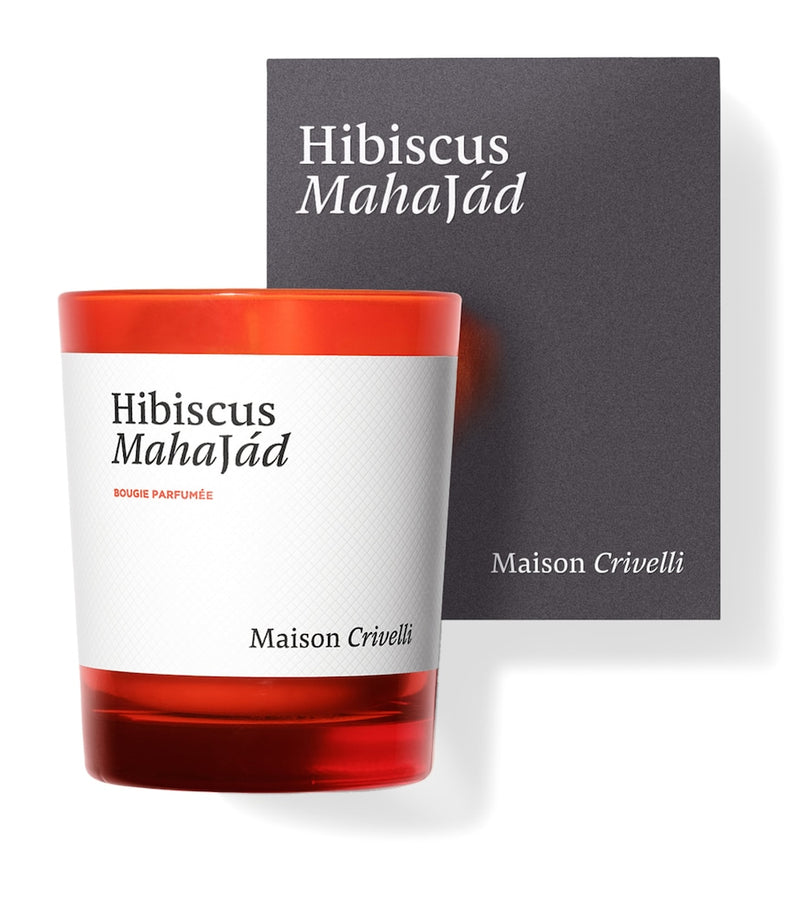Maison Crivelli scented candle Hibiscus Mahajad 190g, imported from the UK