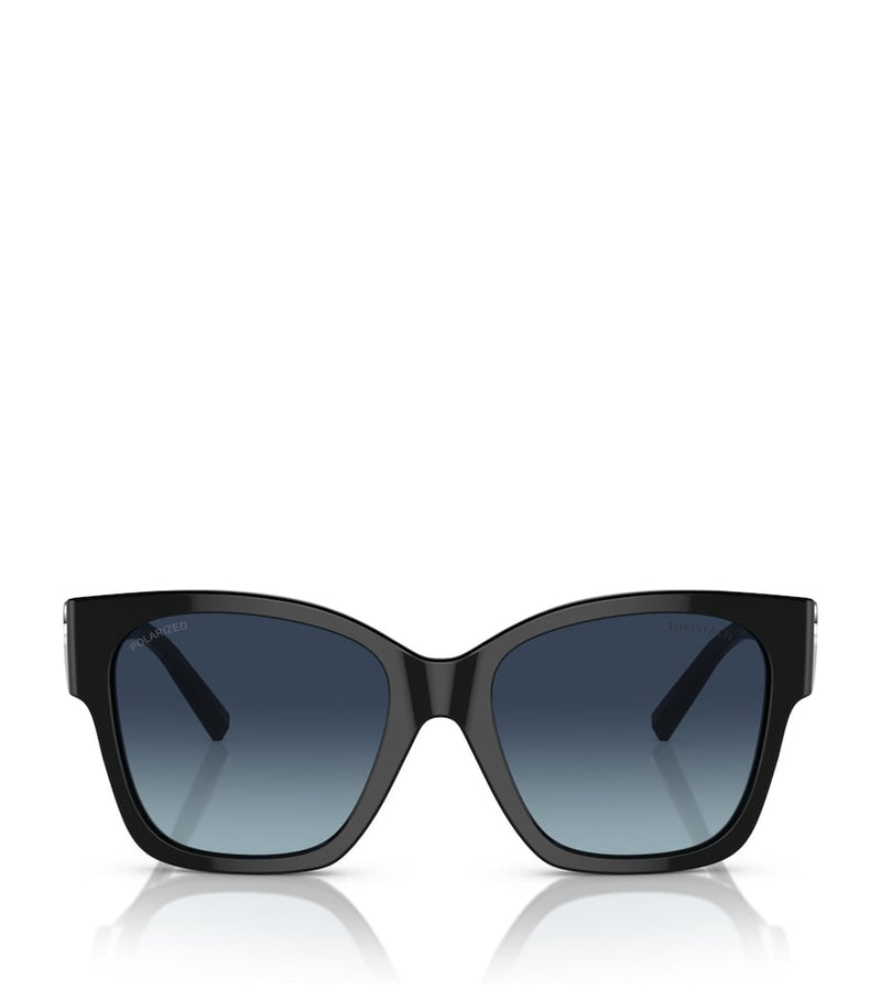 Tiffany & Co acetate square oversized sunglasses, imported from the UK