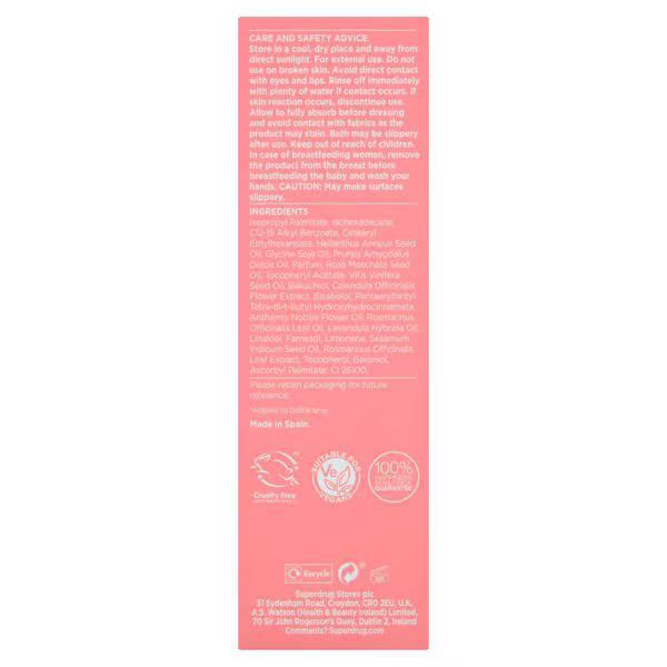 Superdrug Skin Restore Oil Scars Stretch Marks 200ml (British brand)