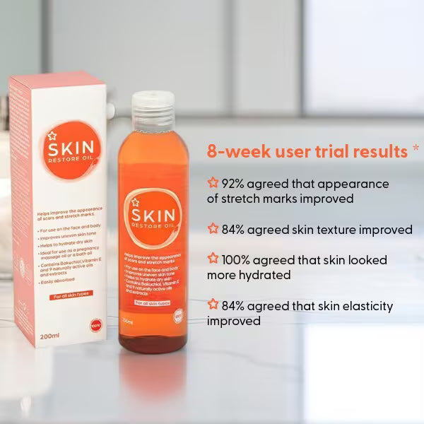 Superdrug Skin Restore Oil Scars Stretch Marks 200ml (British brand)