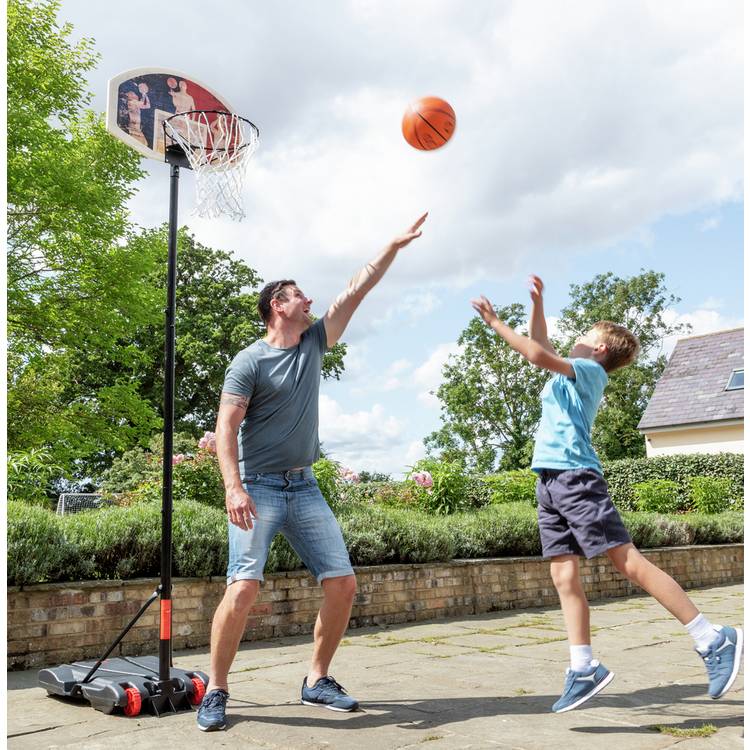 Opti portable adjustable basketball hoop and backboard - British product