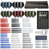 Winmau darts accessory kit over 150 pieces, UK version
