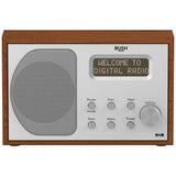 Bush portable radio brown wood effect - British product