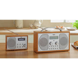 Bush portable radio brown wood effect - British product