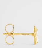 Jade Trau Envoy yellow gold diamond stud earrings, UK version
