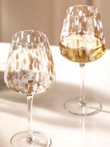 Next White Confetti Wine Glasses Set of 2 21cm Height- Buy online at McGrocer