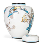Wedgwood Florentine Turquoise lidded vase 15cm (British brand)