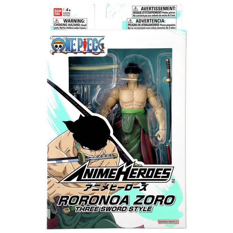Anime Heroes Roronoa Zoro action figure 17cm - British product