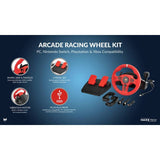Maxx Tech arcade racing wheel kit for Switch PS Xbox PC (British brand)