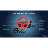 Maxx Tech arcade racing wheel kit for Switch PS Xbox PC (British brand)