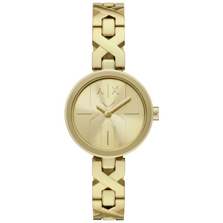 Armani Exchange ladies watch gold-tone 32mm, UK version