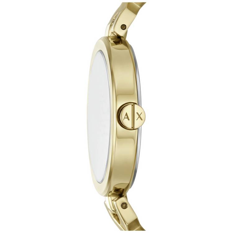 Armani Exchange ladies watch gold-tone 32mm, UK version