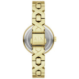 Armani Exchange ladies watch gold-tone 32mm, UK version