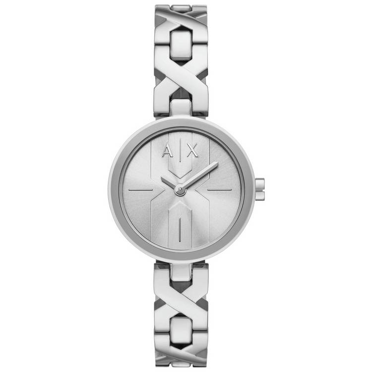 Armani Exchange silver stainless steel bracelet watch - British product