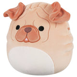Squishmallows Morton brown Shar Pei plush toy 7.5 inch, UK version
