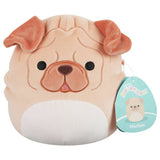 Squishmallows Morton brown Shar Pei plush toy 7.5 inch, UK version