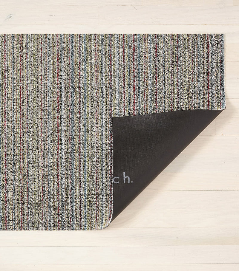 Chilewich Skinny Stripe Shag Doormat 46cm x 71cm - British product