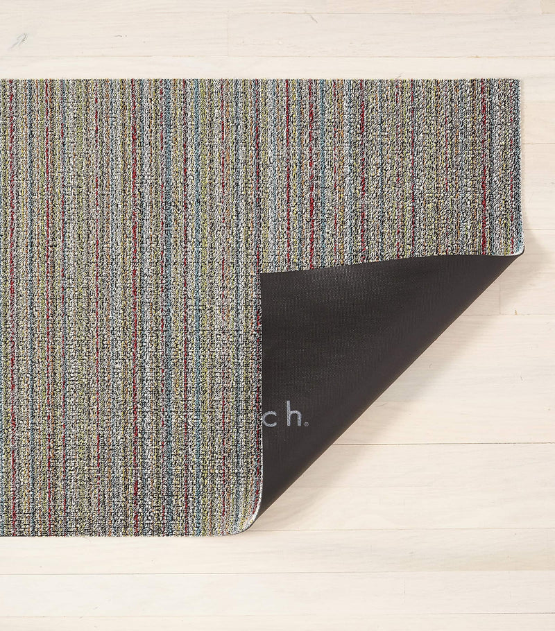 Chilewich Skinny Stripe Shag Doormat 46cm x 71cm - British product