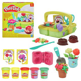 Play-Doh Blooming Flowers children's playset with 5 tubs and 15 accessories (British brand)