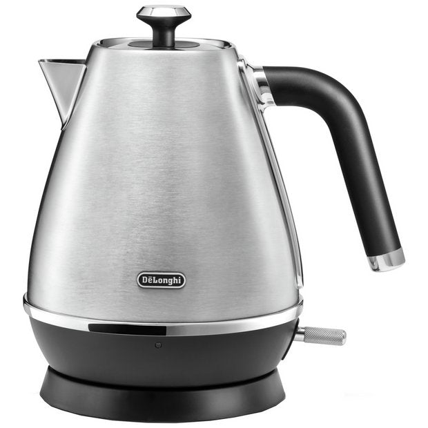 De'Longhi stainless steel kettle 1.7L, imported from the UK