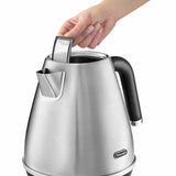 De'Longhi stainless steel kettle 1.7L, imported from the UK