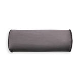 Habitat grey velvet bolster cushion 20x50cm - British product