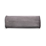 Habitat grey velvet bolster cushion 20x50cm - British product