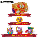 Piratix monster treasure chest playset with pirate figures - British product