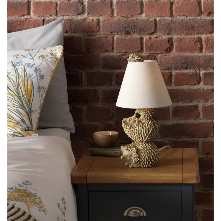 Argos Home hedgehog family table lamp, imported from the UK