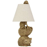 Argos Home hedgehog family table lamp, imported from the UK