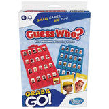 Hasbro board game Guess Who Grab N Go travel edition, imported from the UK